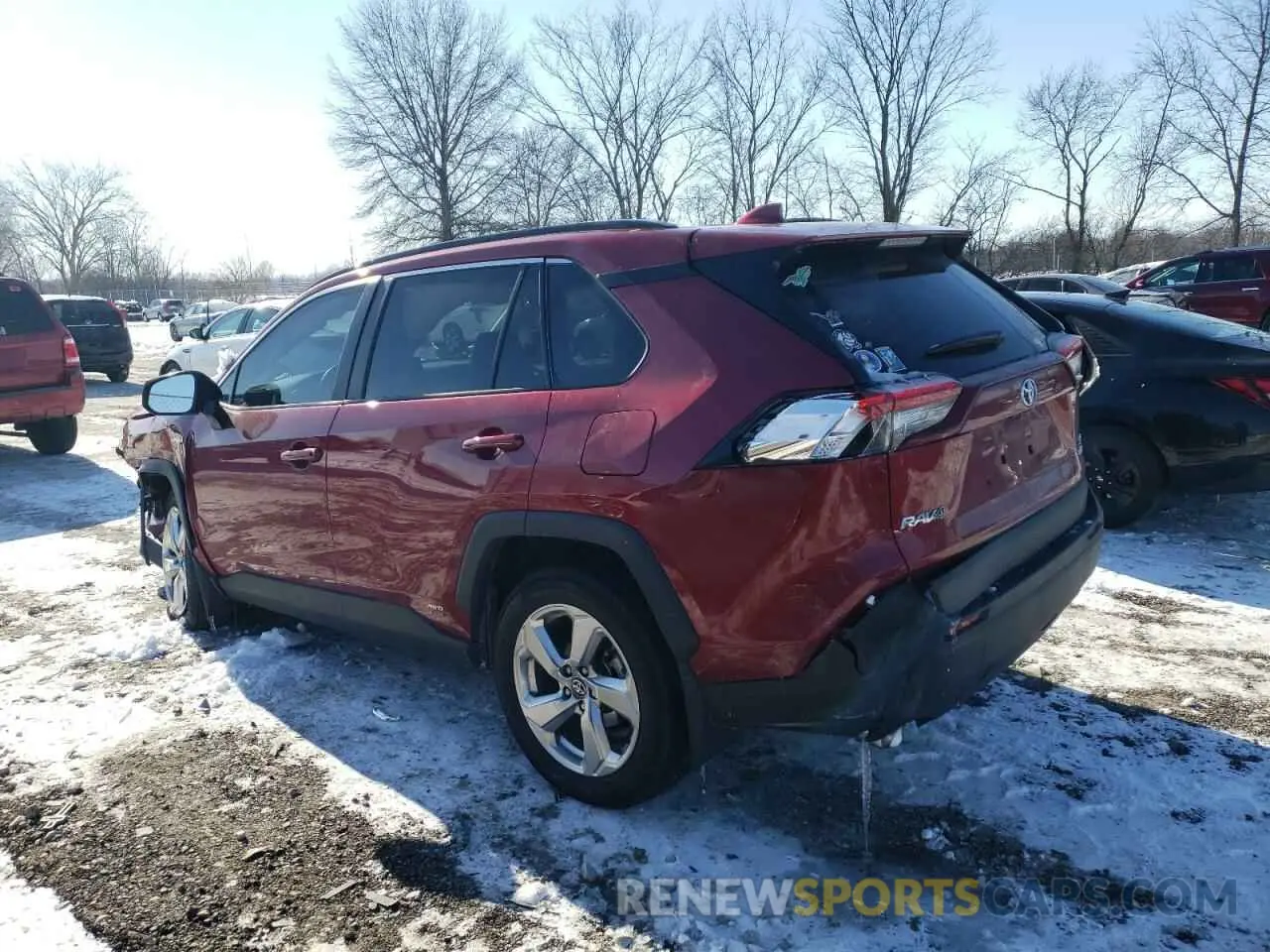 2 Фотография поврежденного автомобиля 4T3B6RFV9MU051867 TOYOTA RAV4 2021