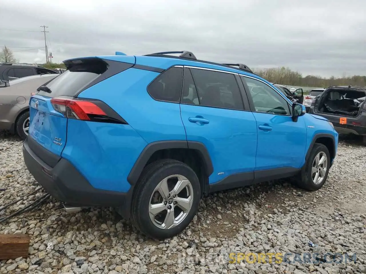 3 Фотография поврежденного автомобиля 4T3B6RFV9MU052971 TOYOTA RAV4 2021