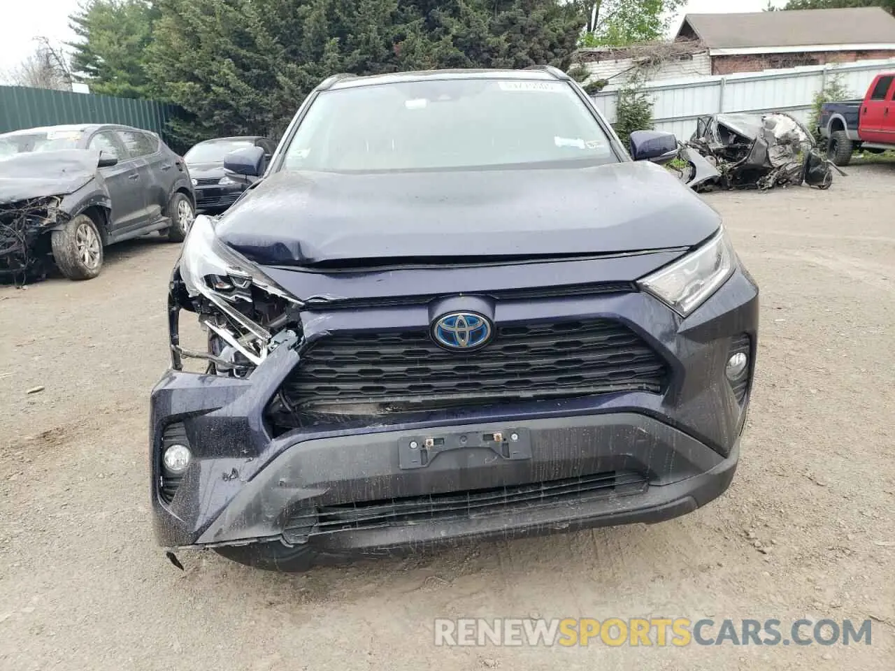 5 Фотография поврежденного автомобиля 4T3B6RFVXMU010390 TOYOTA RAV4 2021