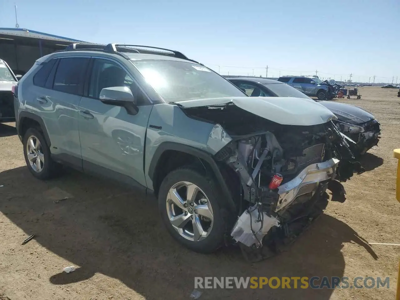 4 Photograph of a damaged car 4T3B6RFVXMU032633 TOYOTA RAV4 2021