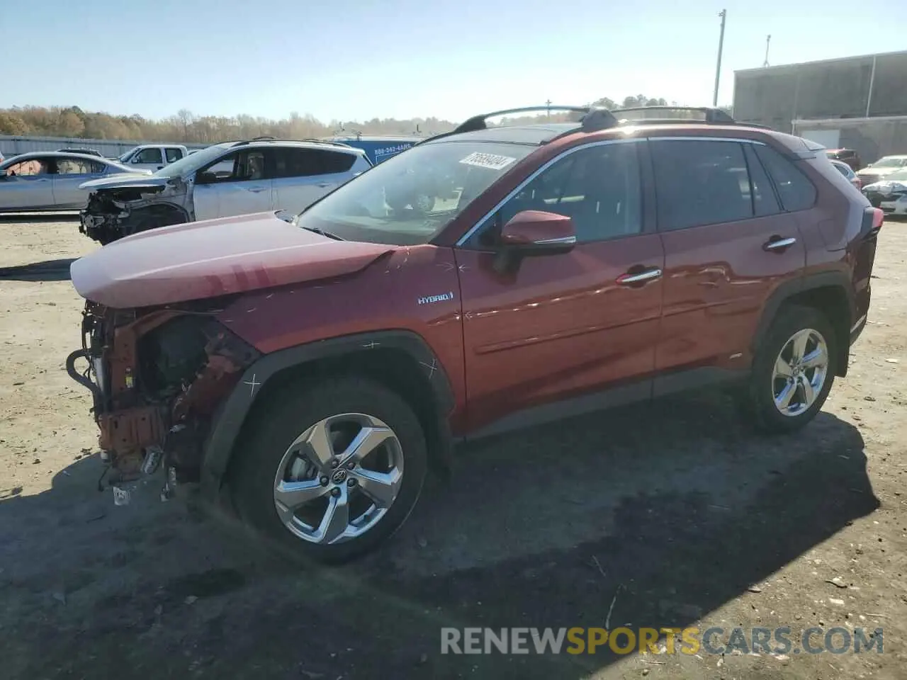 1 Photograph of a damaged car 4T3D6RFV3MU055700 TOYOTA RAV4 2021