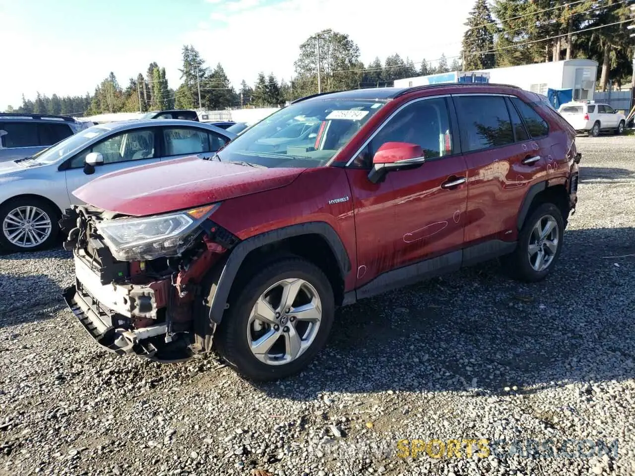 1 Photograph of a damaged car 4T3D6RFV5MU016316 TOYOTA RAV4 2021