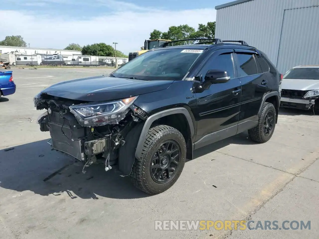 1 Photograph of a damaged car 4T3D6RFV5MU055942 TOYOTA RAV4 2021