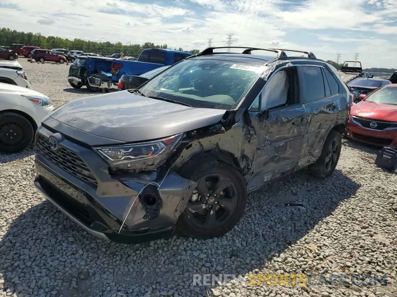 1 Photograph of a damaged car 4T3E6RFV6MU062368 TOYOTA RAV4 2021