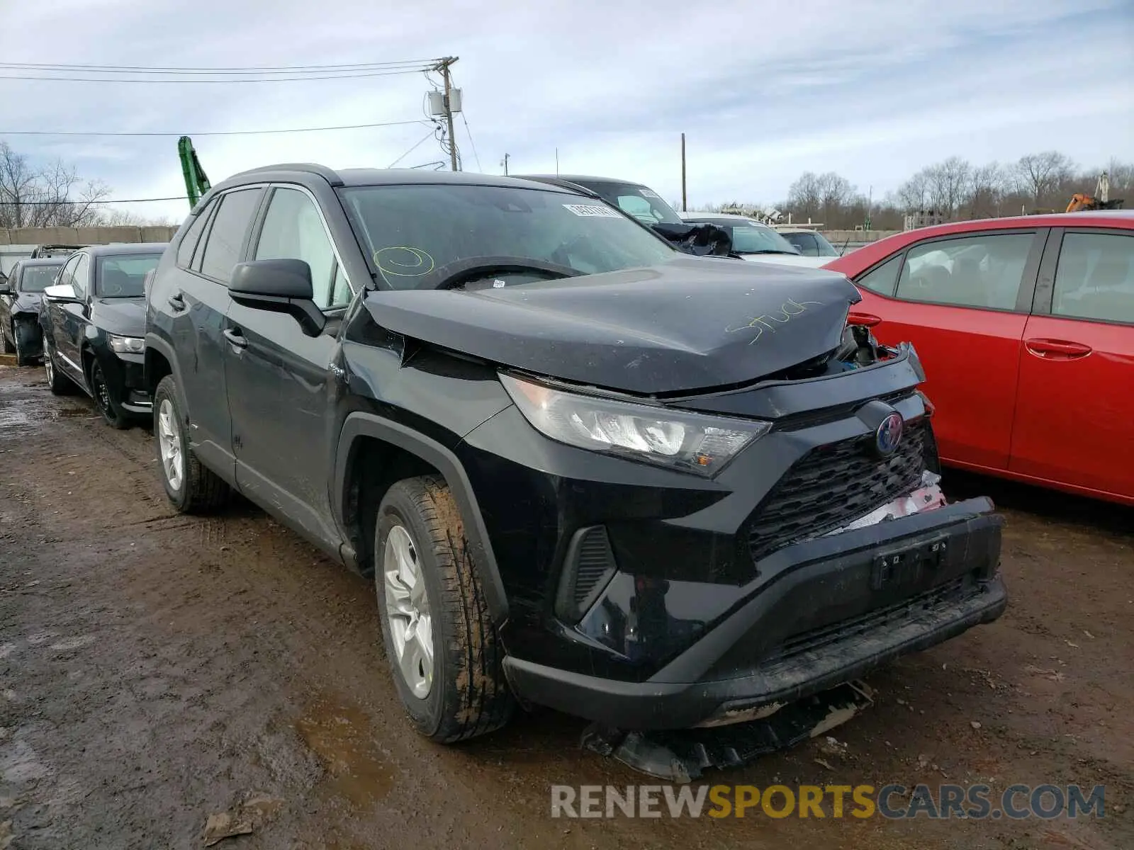 1 Photograph of a damaged car 4T3L6RFV9MU016461 TOYOTA RAV4 2021