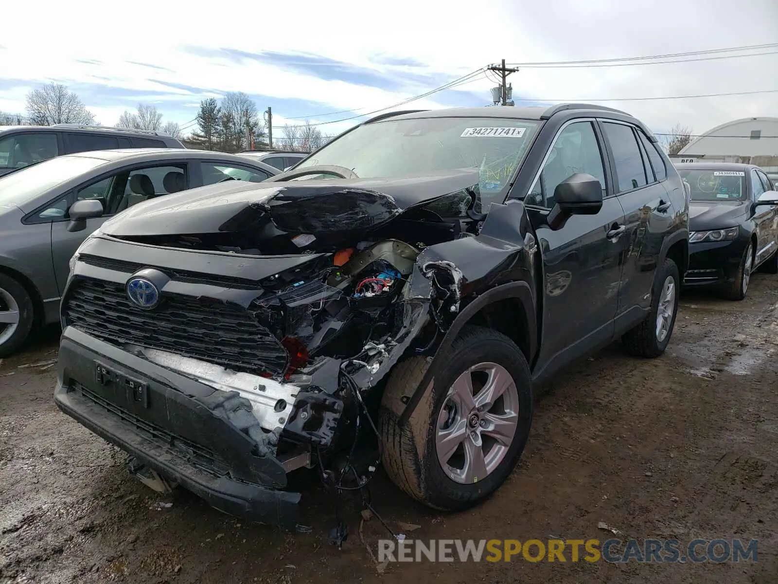 2 Photograph of a damaged car 4T3L6RFV9MU016461 TOYOTA RAV4 2021