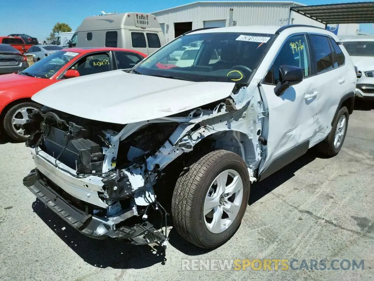 2 Фотография поврежденного автомобиля 4T3LWRFV0MU021158 TOYOTA RAV4 2021