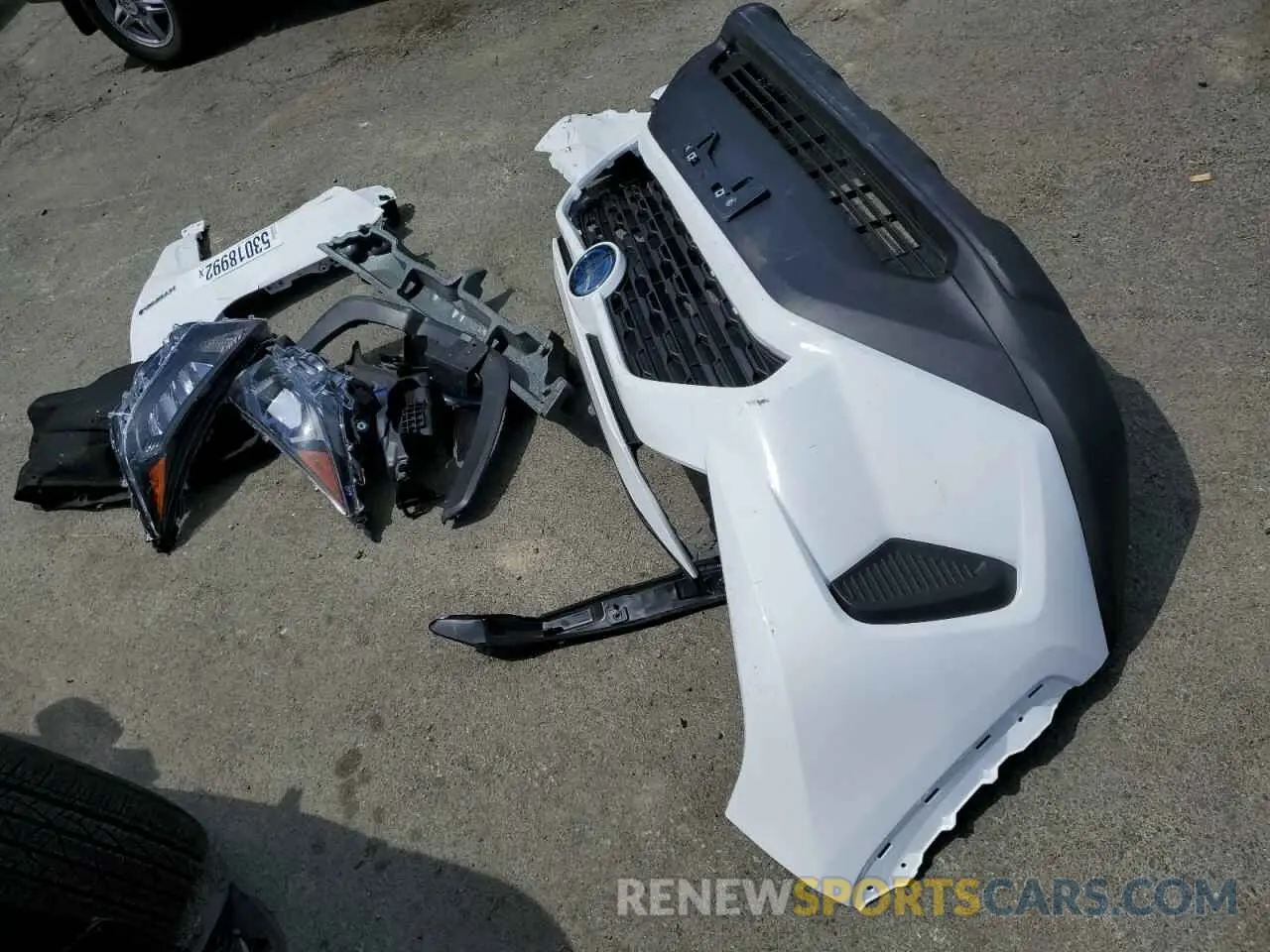 9 Фотография поврежденного автомобиля 4T3LWRFV0MU021158 TOYOTA RAV4 2021