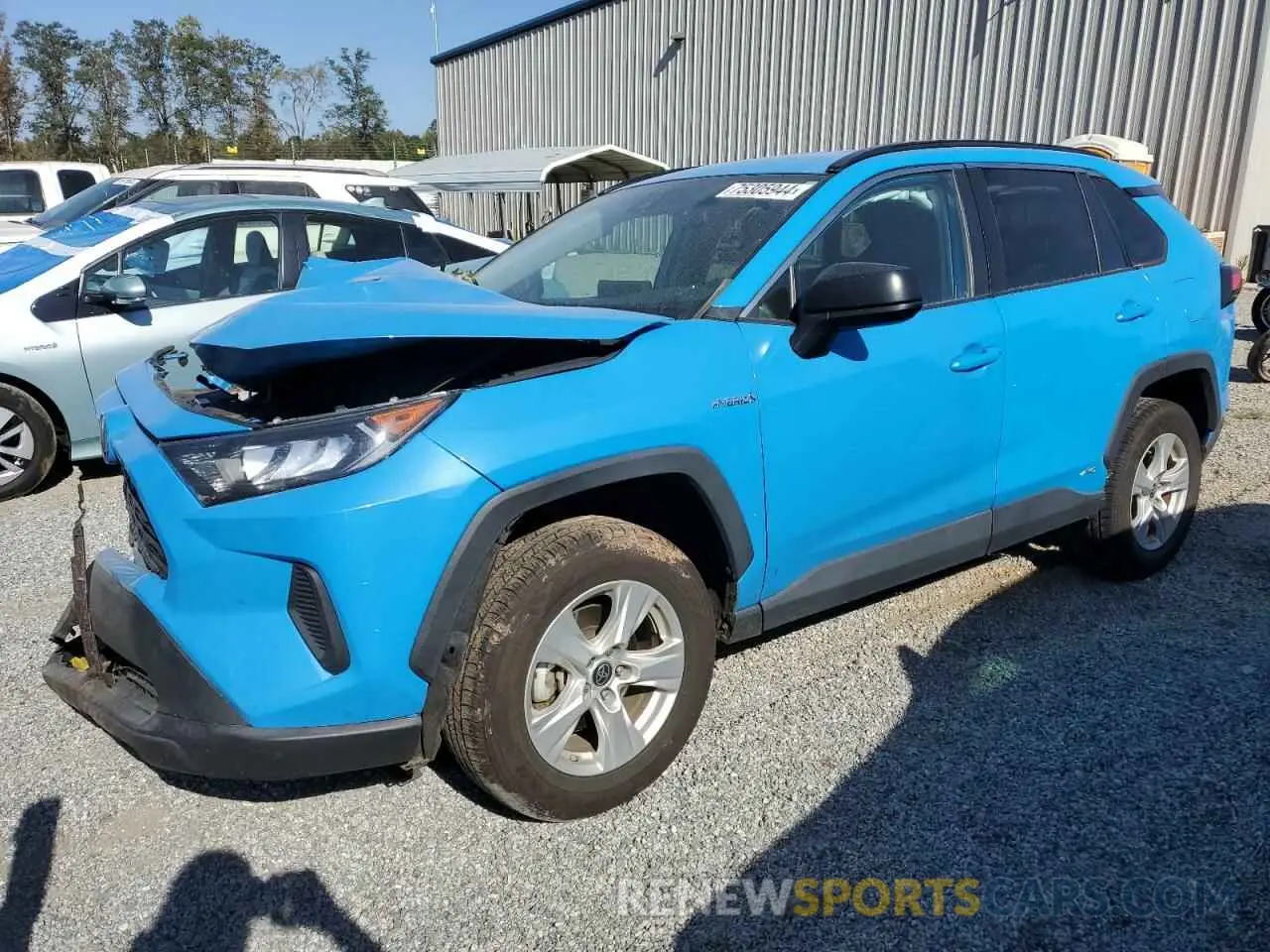 1 Photograph of a damaged car 4T3LWRFV7MU019357 TOYOTA RAV4 2021
