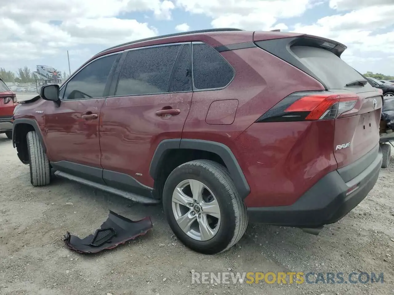 2 Photograph of a damaged car 4T3LWRFV8MU048107 TOYOTA RAV4 2021
