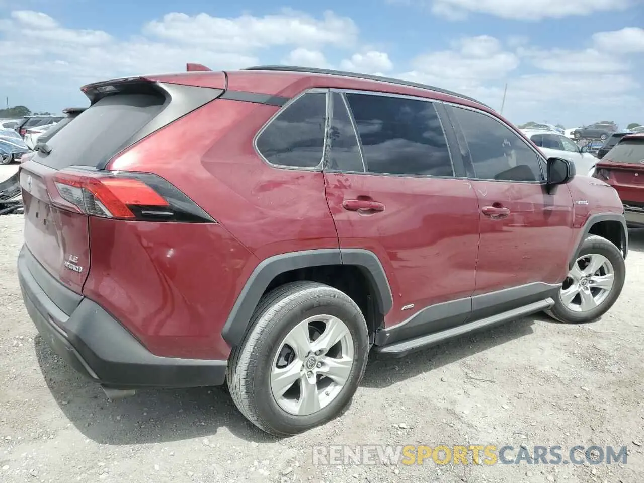 3 Photograph of a damaged car 4T3LWRFV8MU048107 TOYOTA RAV4 2021