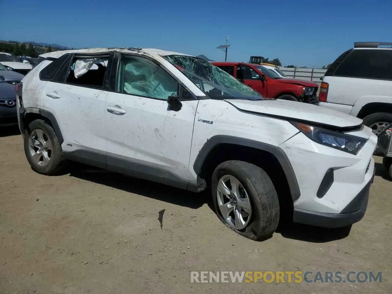 4 Фотография поврежденного автомобиля 4T3M6RFV3MU012071 TOYOTA RAV4 2021