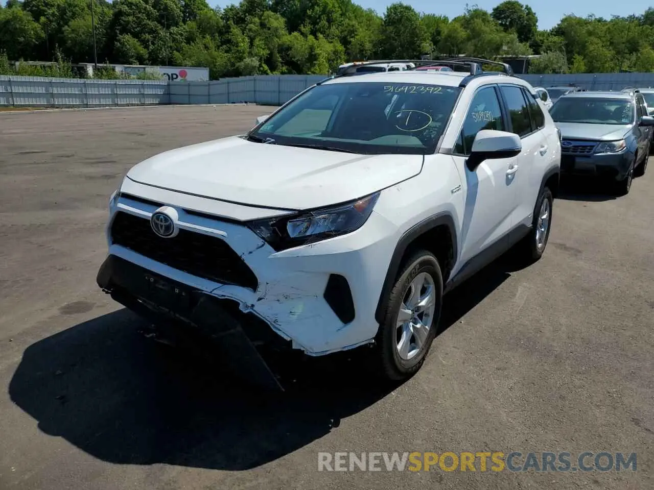 9 Фотография поврежденного автомобиля 4T3MWRFV1MU013736 TOYOTA RAV4 2021