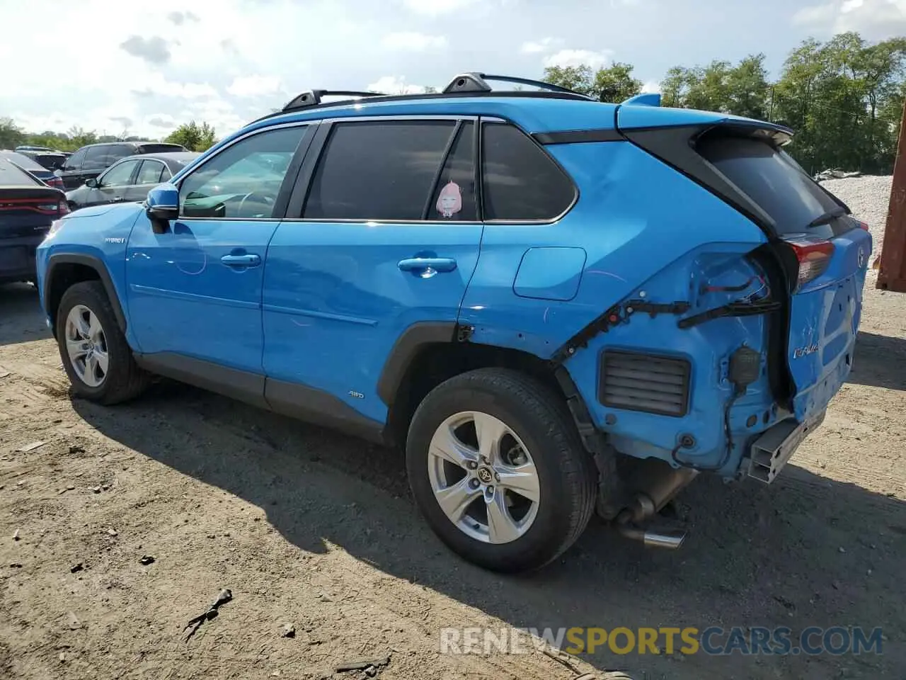 2 Photograph of a damaged car 4T3R6RFV6MU030392 TOYOTA RAV4 2021