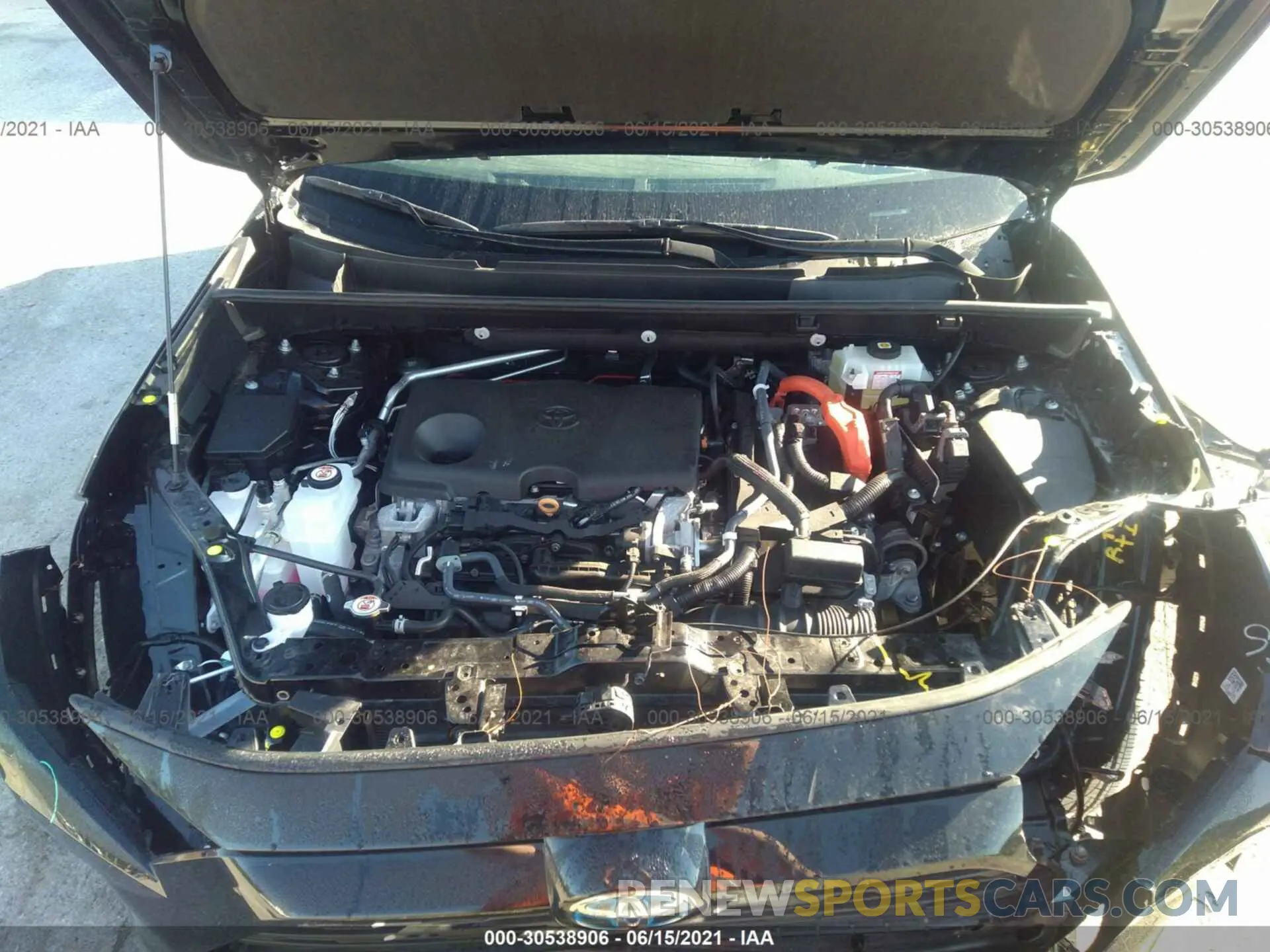 10 Photograph of a damaged car 4T3R6RFV9MU013134 TOYOTA RAV4 2021
