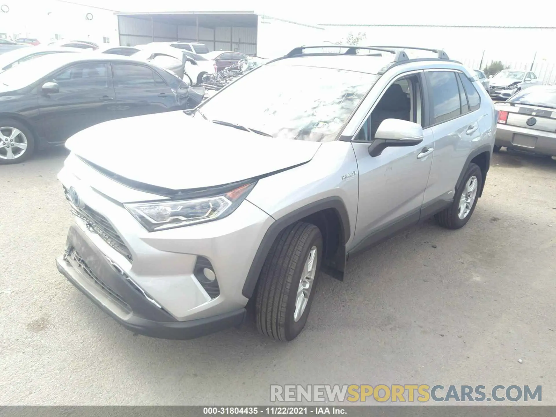 2 Photograph of a damaged car 4T3RWRFV0MU018092 TOYOTA RAV4 2021