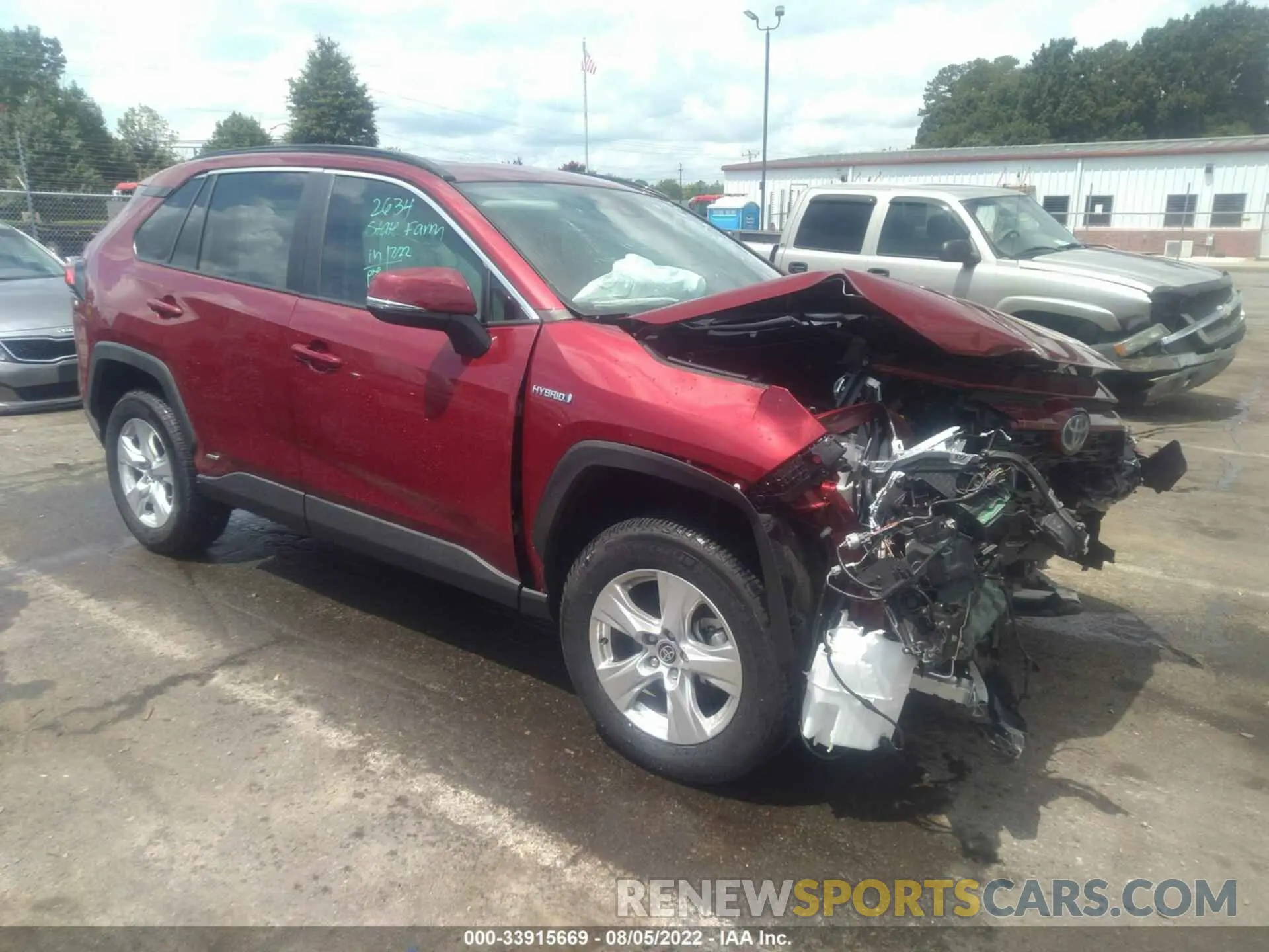 1 Photograph of a damaged car 4T3RWRFV0MU036205 TOYOTA RAV4 2021