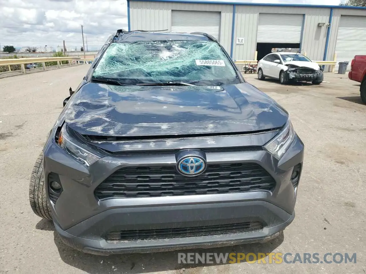 5 Фотография поврежденного автомобиля 4T3RWRFV4MU018354 TOYOTA RAV4 2021