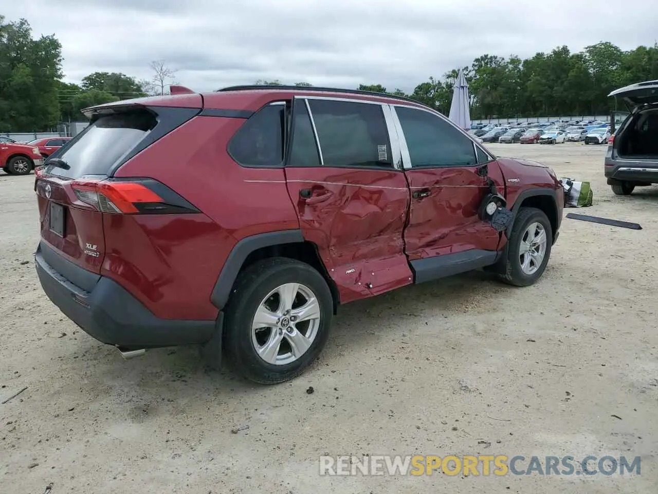 3 Фотография поврежденного автомобиля 4T3RWRFV5MU036006 TOYOTA RAV4 2021