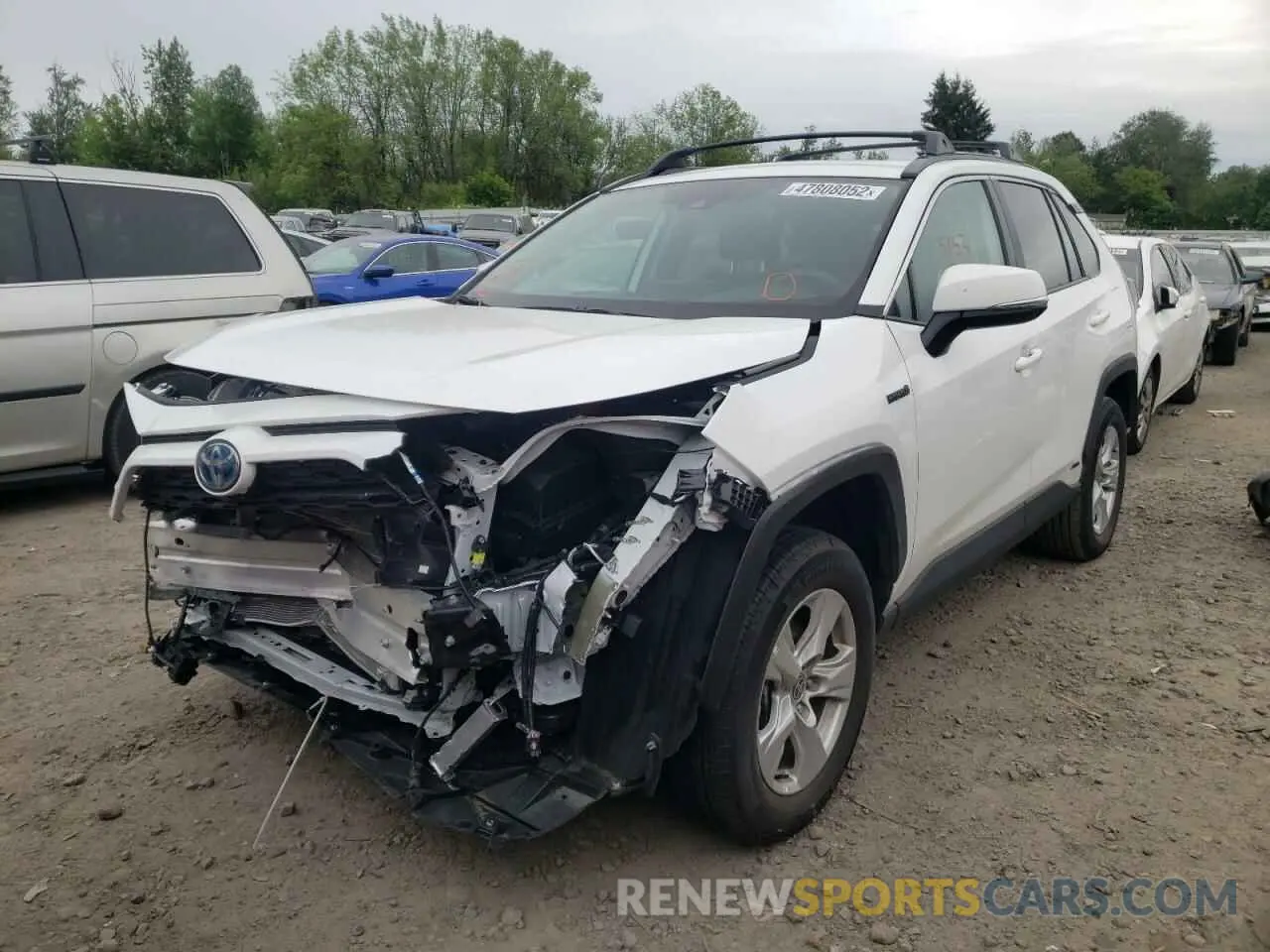 2 Фотография поврежденного автомобиля 4T3RWRFV6MU048245 TOYOTA RAV4 2021