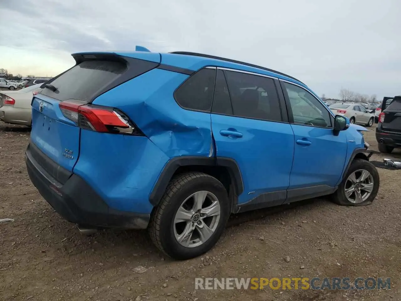 3 Фотография поврежденного автомобиля 4T3RWRFVXMU017533 TOYOTA RAV4 2021