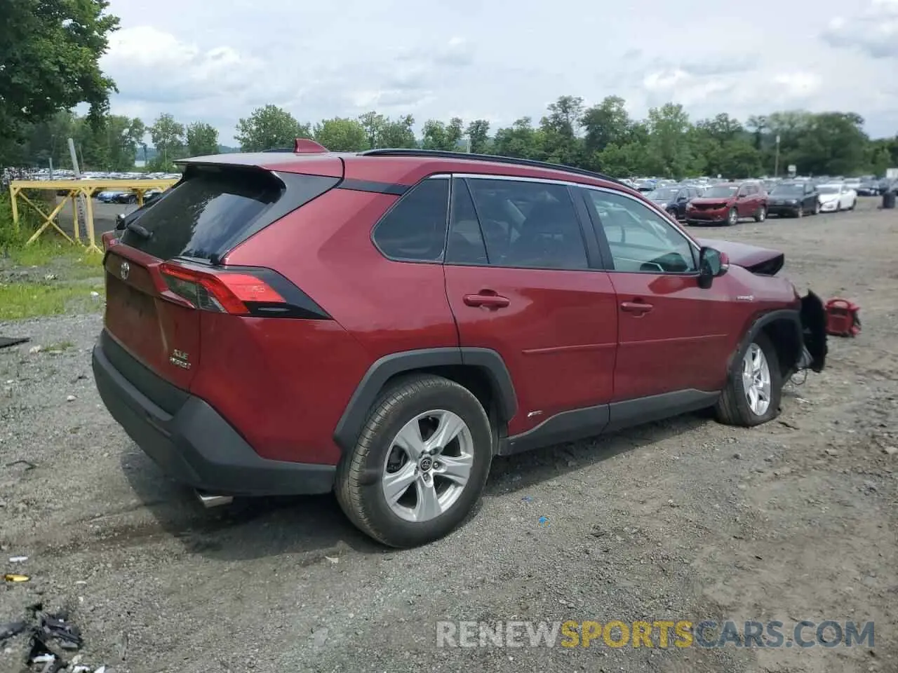 3 Фотография поврежденного автомобиля 4T3RWRFVXMU048734 TOYOTA RAV4 2021