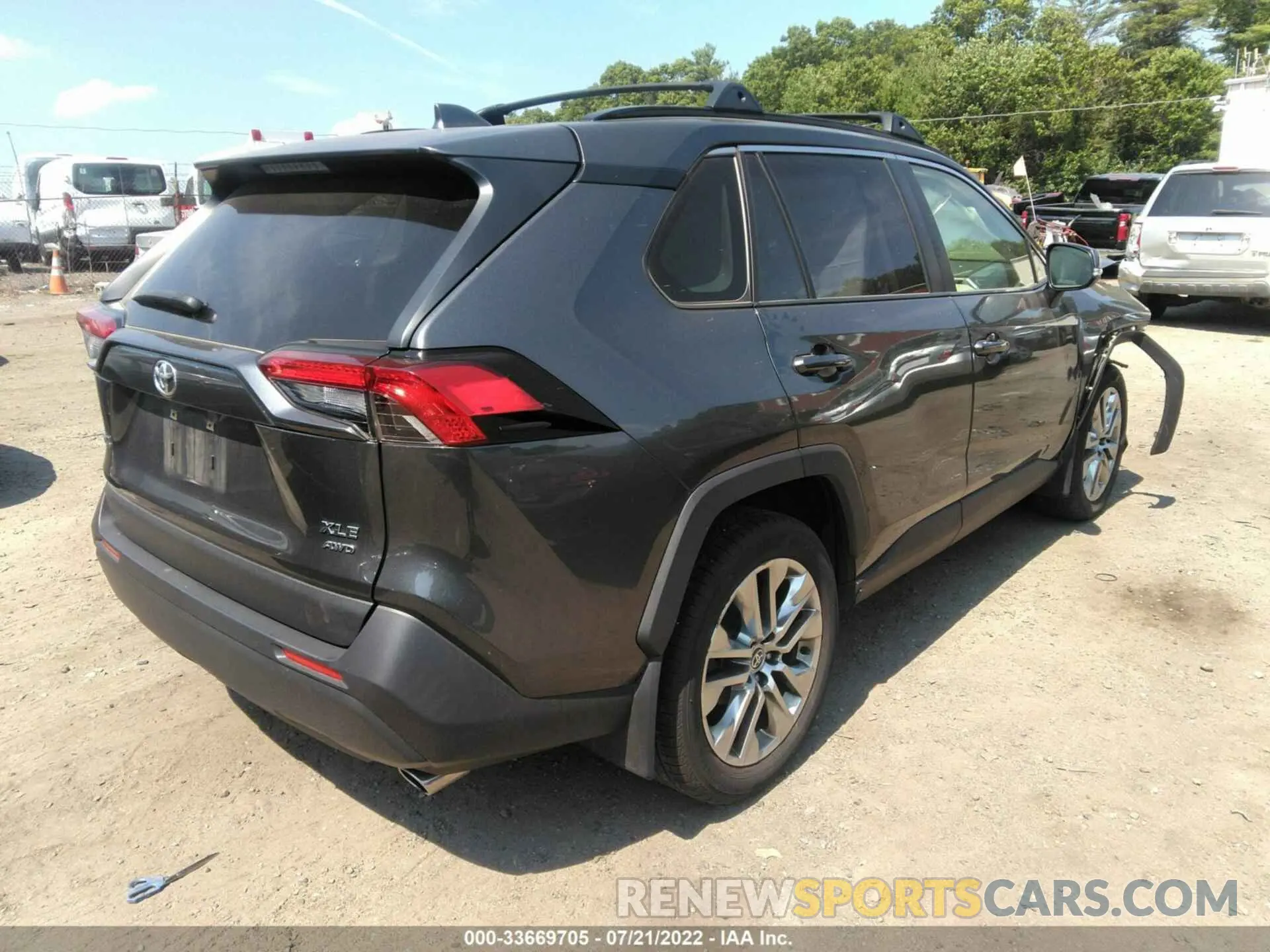 4 Photograph of a damaged car JTMA1RFV9MD069065 TOYOTA RAV4 2021