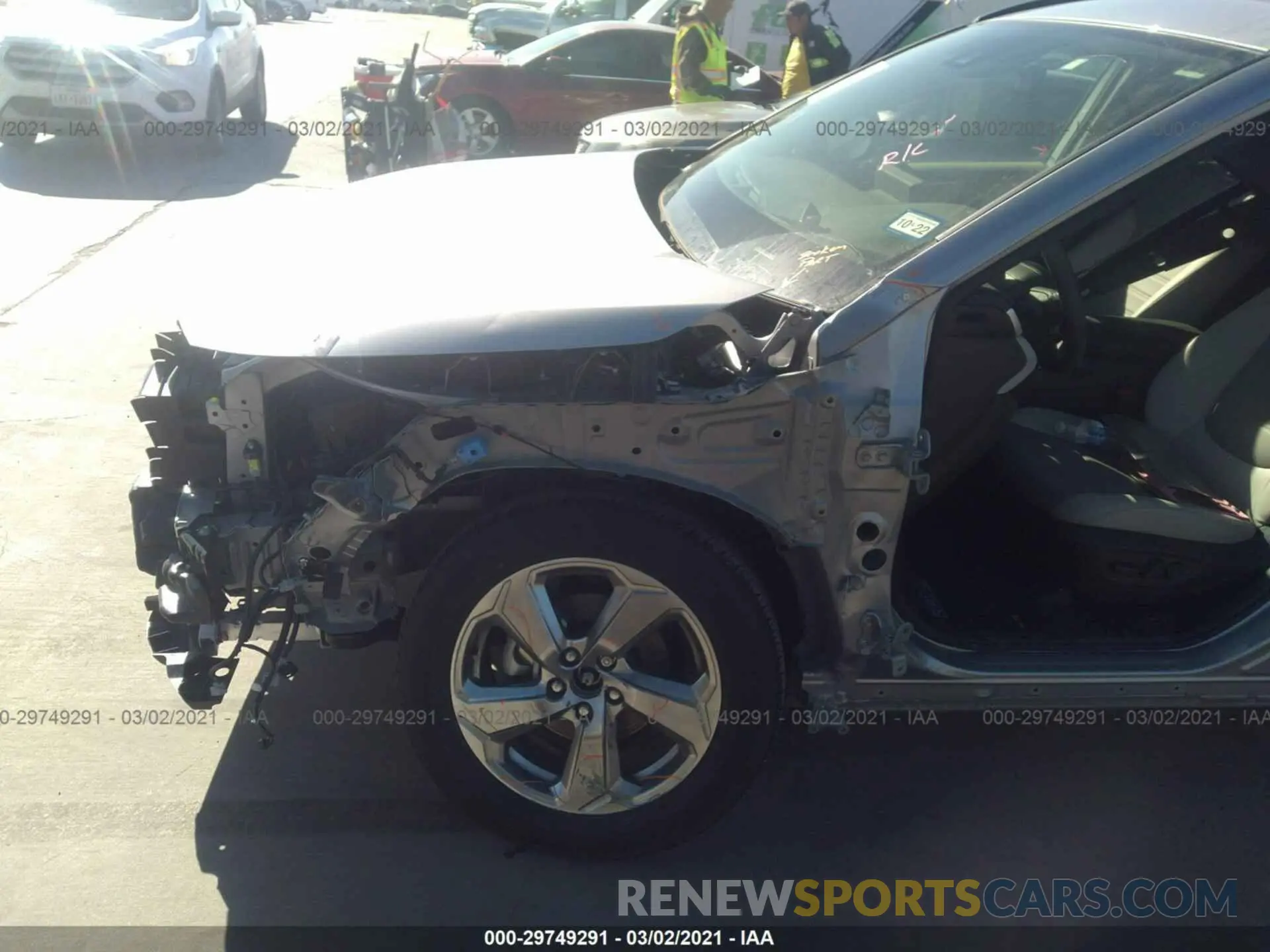 6 Photograph of a damaged car JTMB6RFV4MD008969 TOYOTA RAV4 2021