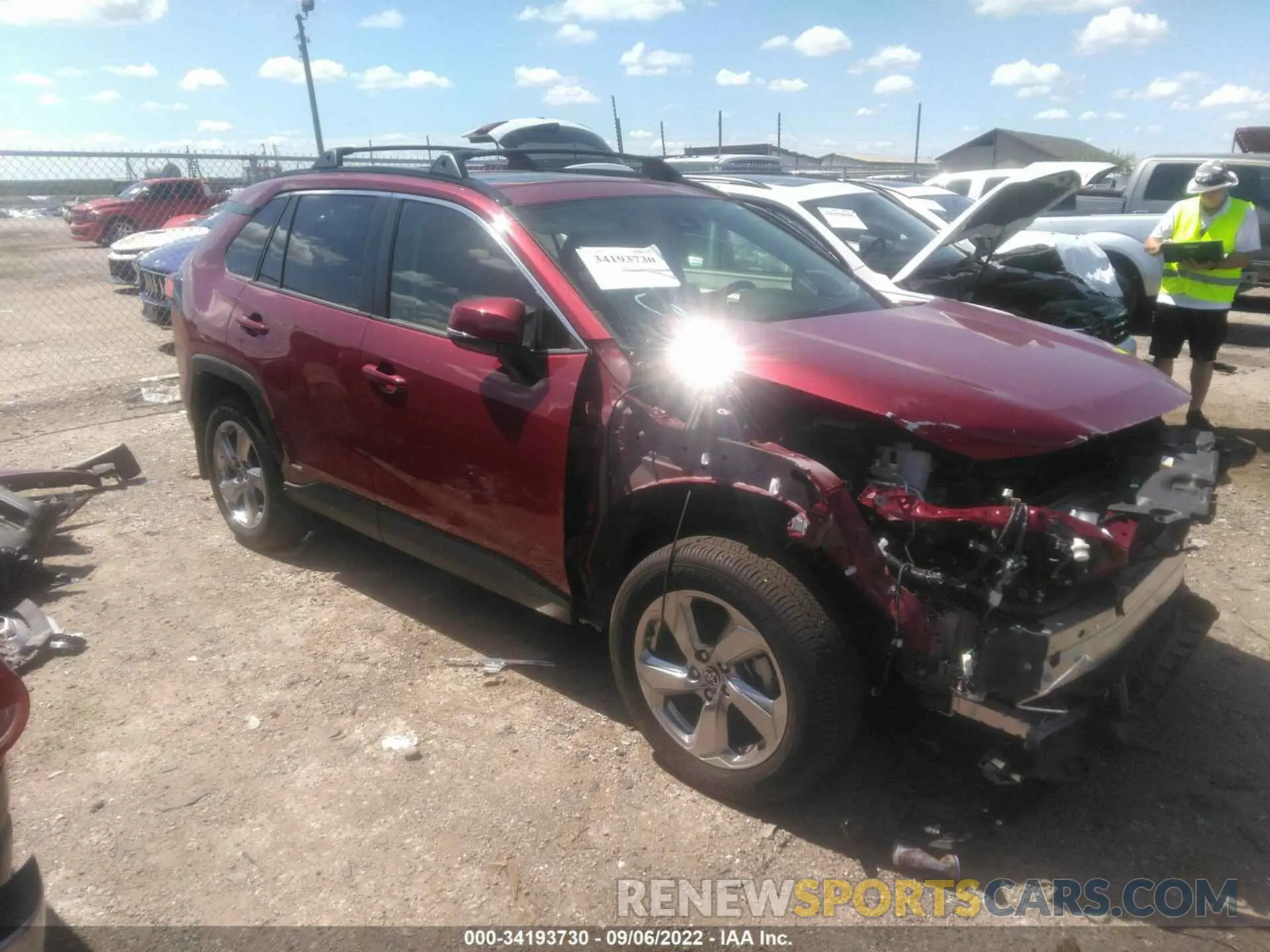 1 Photograph of a damaged car JTMB6RFV5MD039602 TOYOTA RAV4 2021
