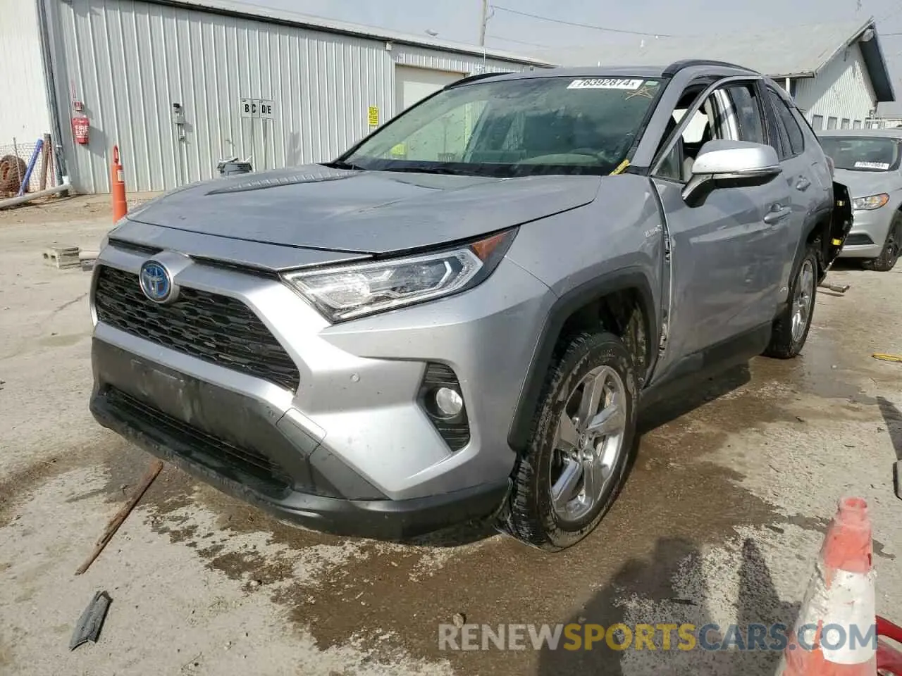 1 Photograph of a damaged car JTMB6RFV6MD012196 TOYOTA RAV4 2021