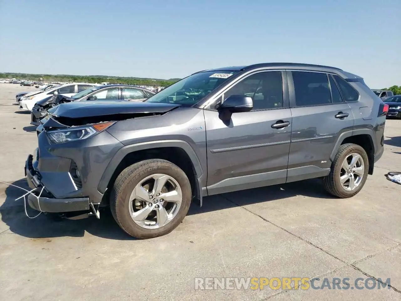 1 Photograph of a damaged car JTMB6RFV7MD042078 TOYOTA RAV4 2021