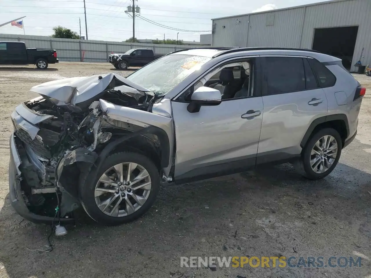 1 Photograph of a damaged car JTMC1RFV4MD080404 TOYOTA RAV4 2021