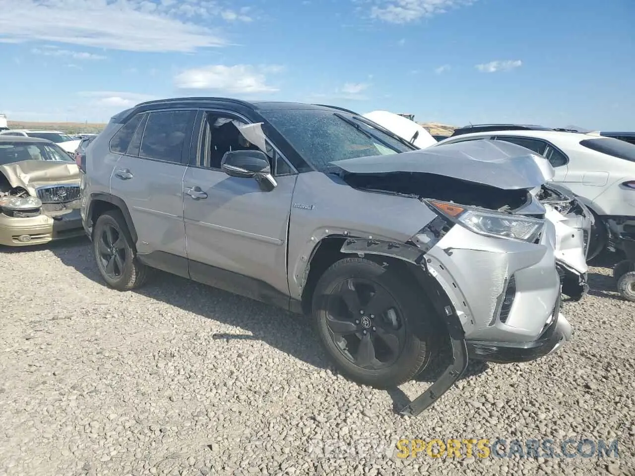 4 Фотография поврежденного автомобиля JTME6RFV3MD514208 TOYOTA RAV4 2021