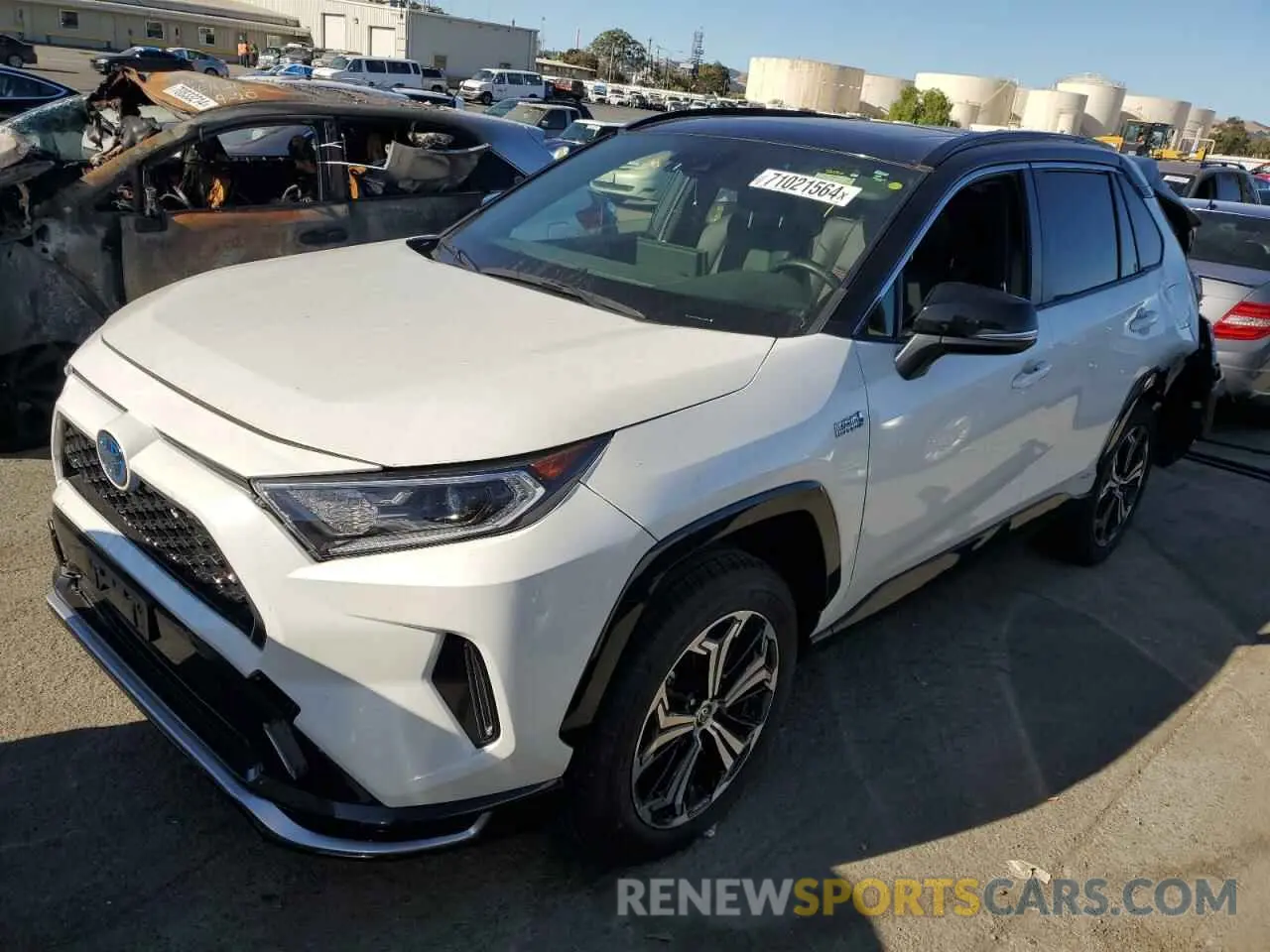 1 Фотография поврежденного автомобиля JTMEB3FV7MD033385 TOYOTA RAV4 2021