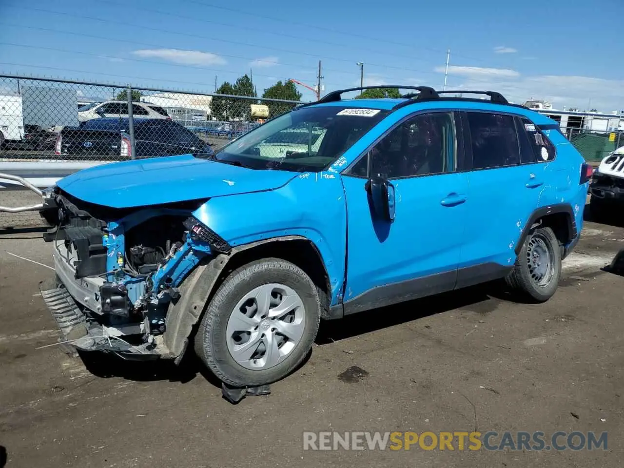 1 Фотография поврежденного автомобиля JTMF1RFV3MD078558 TOYOTA RAV4 2021
