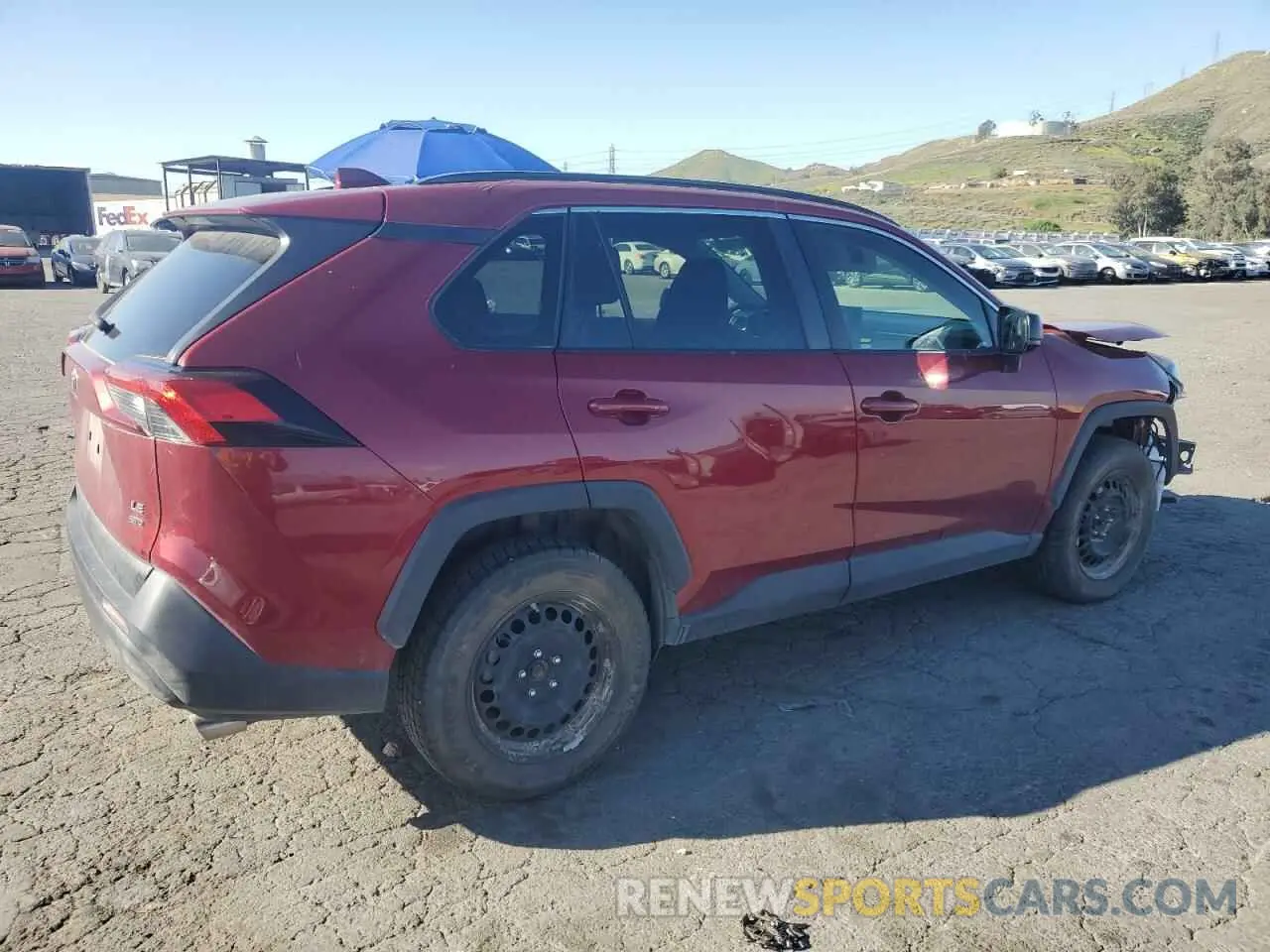 3 Фотография поврежденного автомобиля JTMF1RFV4MD072705 TOYOTA RAV4 2021