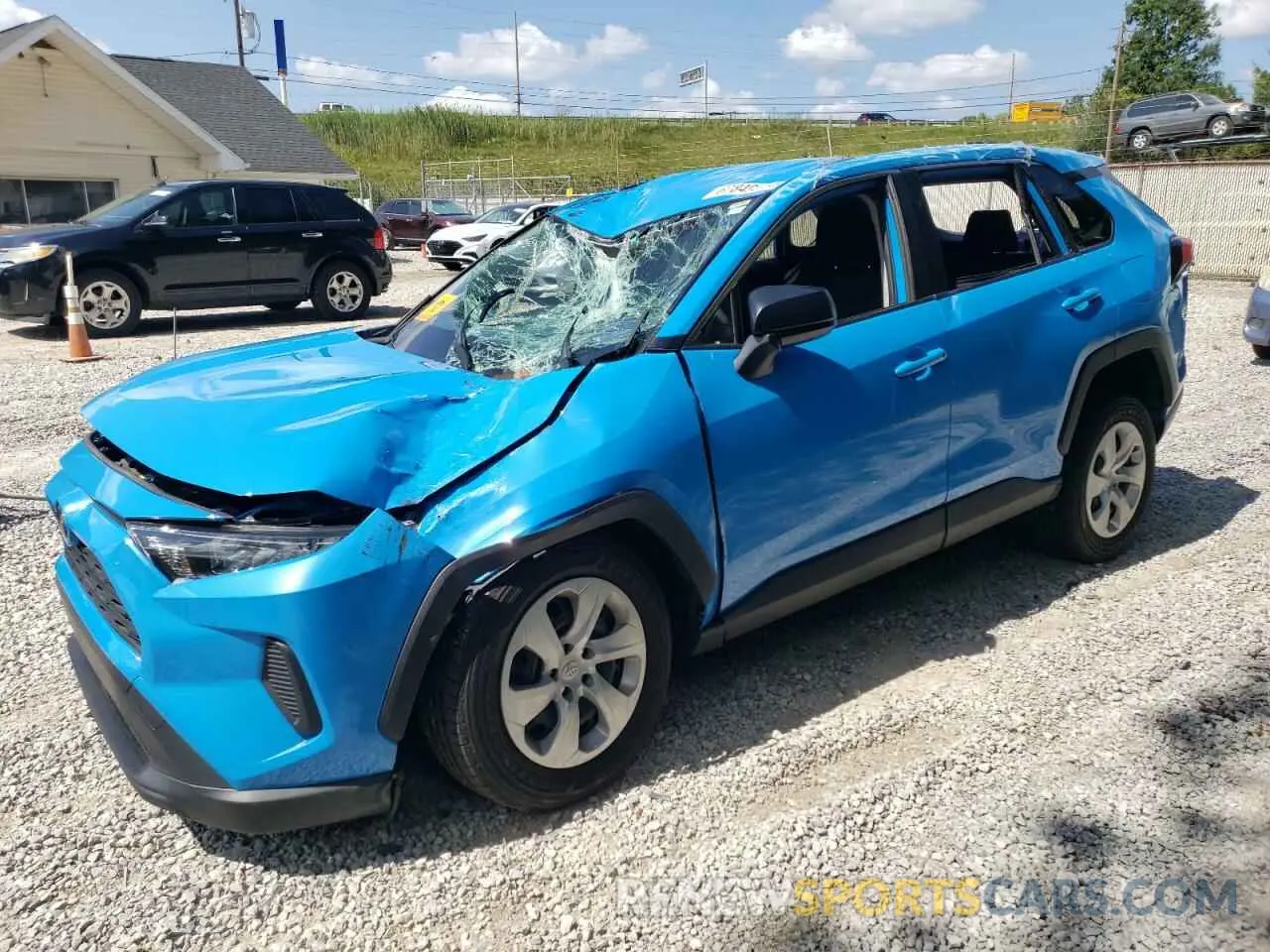1 Photograph of a damaged car JTMF1RFV5MD076696 TOYOTA RAV4 2021