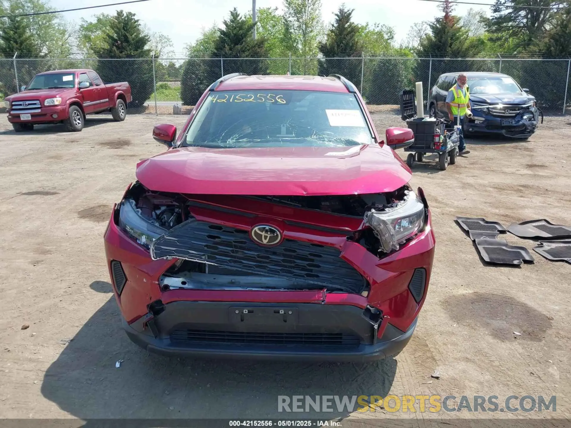 12 Фотография поврежденного автомобиля JTMK1RFV5MD522795 TOYOTA RAV4 2021