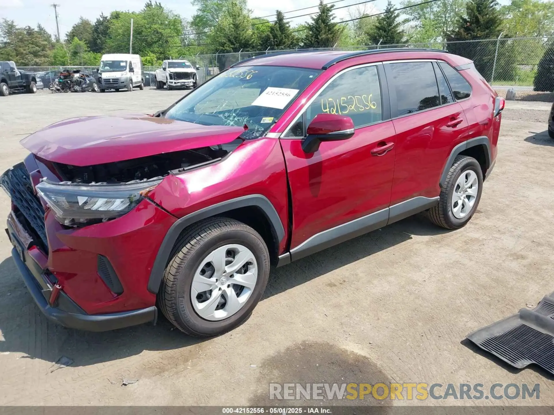 2 Фотография поврежденного автомобиля JTMK1RFV5MD522795 TOYOTA RAV4 2021
