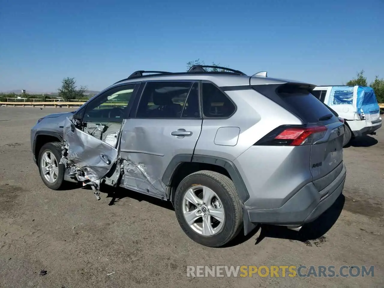2 Photograph of a damaged car JTMLWRFVXMD126190 TOYOTA RAV4 2021