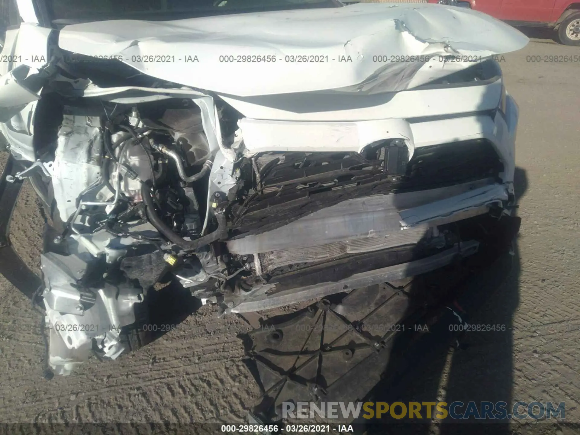 6 Photograph of a damaged car JTMM6RFV0MD012493 TOYOTA RAV4 2021