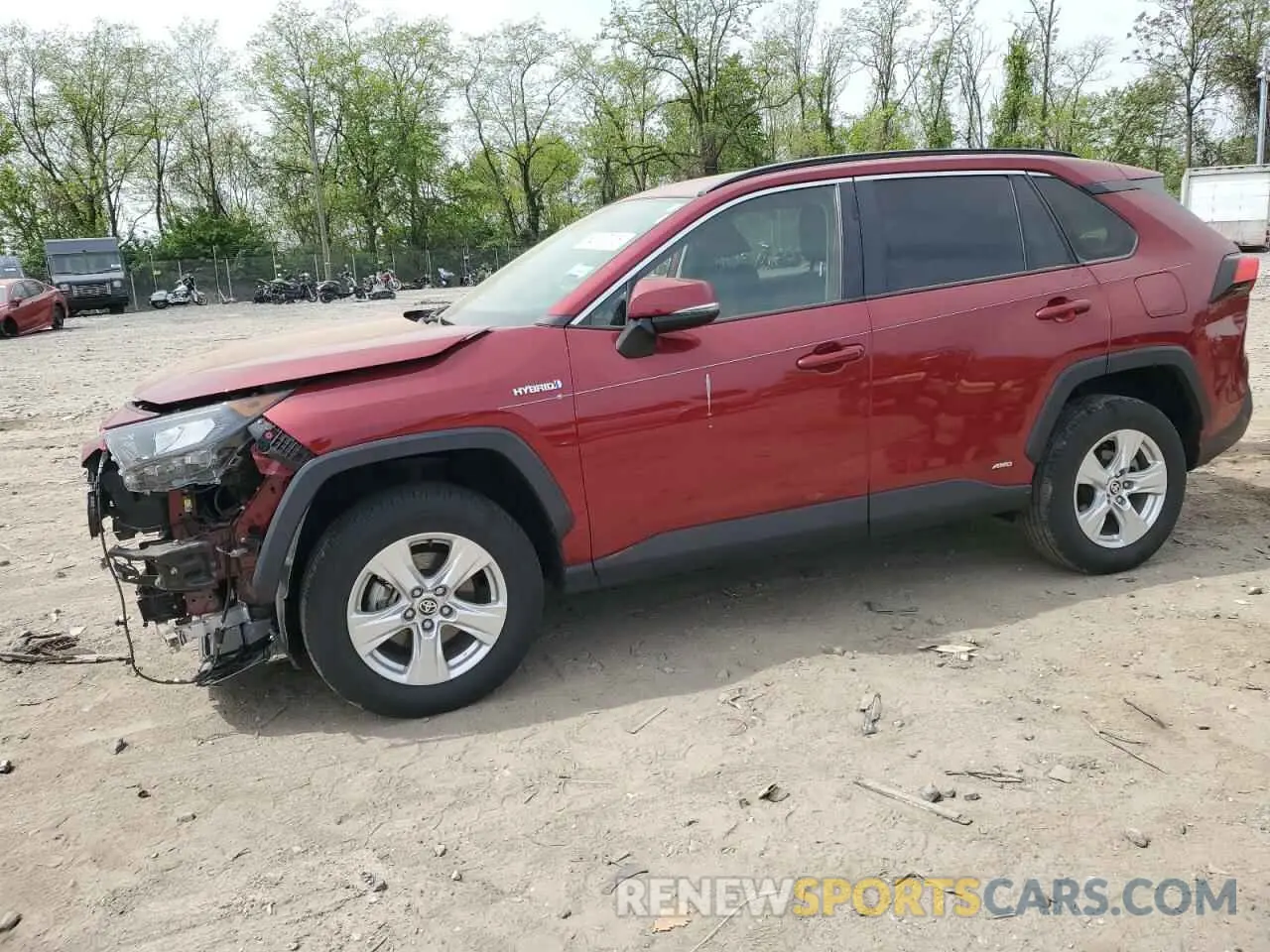 1 Photograph of a damaged car JTMM6RFV9MD016333 TOYOTA RAV4 2021