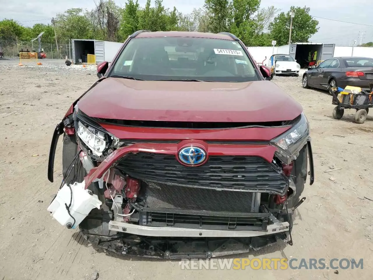 5 Photograph of a damaged car JTMM6RFV9MD016333 TOYOTA RAV4 2021