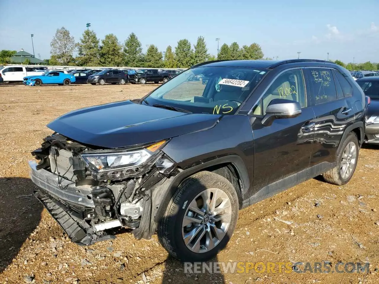 2 Photograph of a damaged car JTMN1RFV4MD072635 TOYOTA RAV4 2021