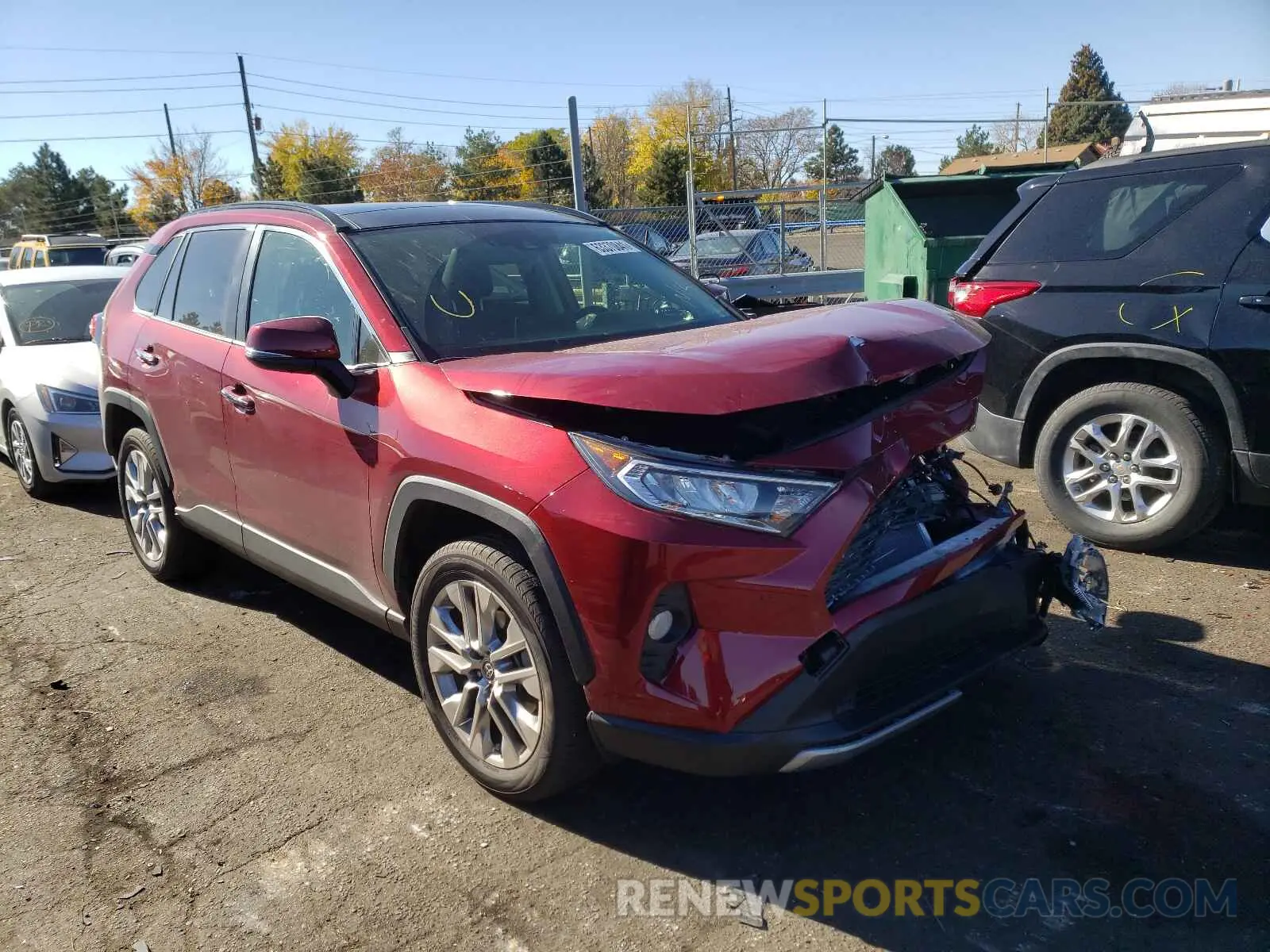 1 Photograph of a damaged car JTMN1RFV6MD073608 TOYOTA RAV4 2021