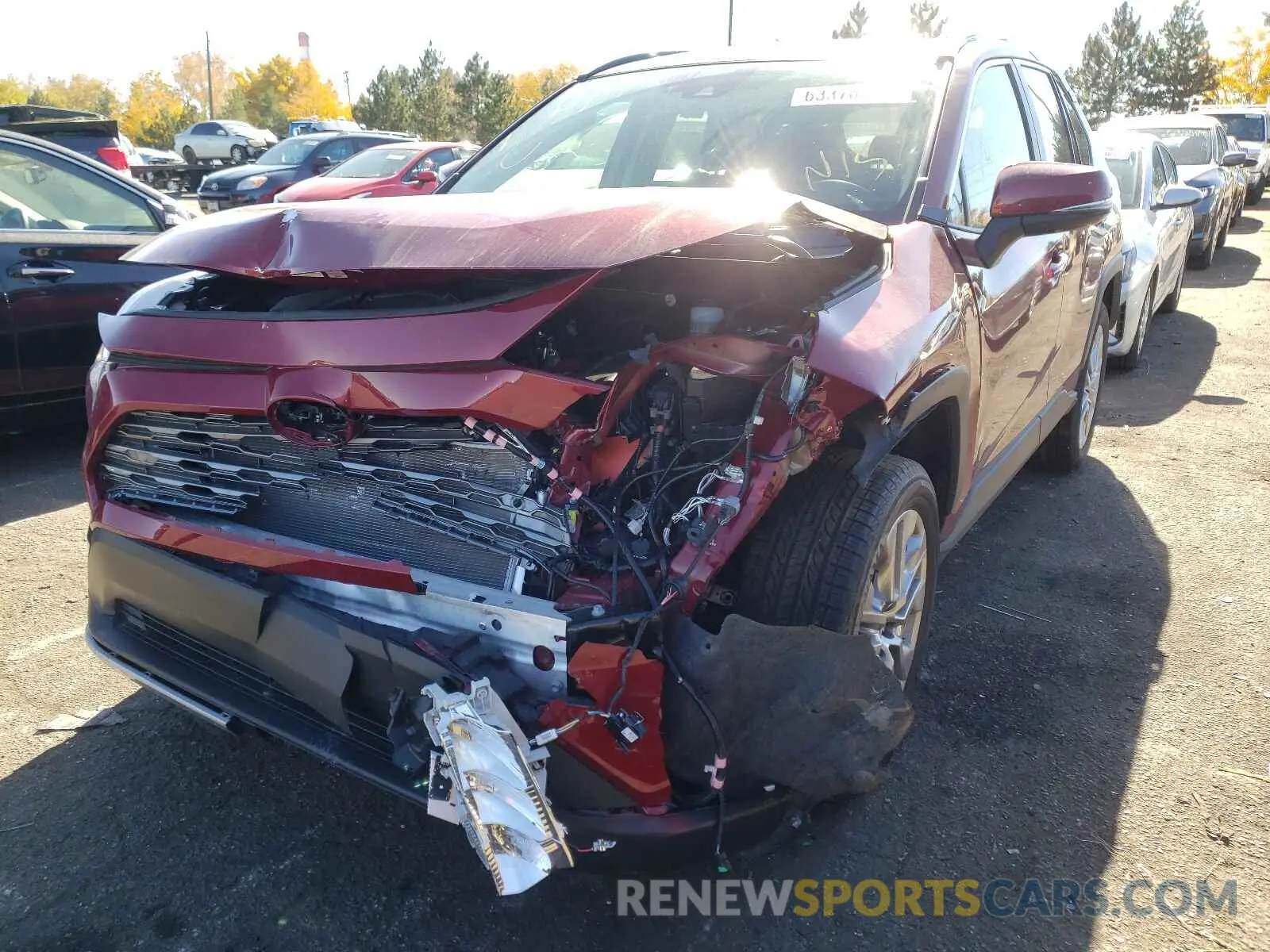 9 Photograph of a damaged car JTMN1RFV6MD073608 TOYOTA RAV4 2021
