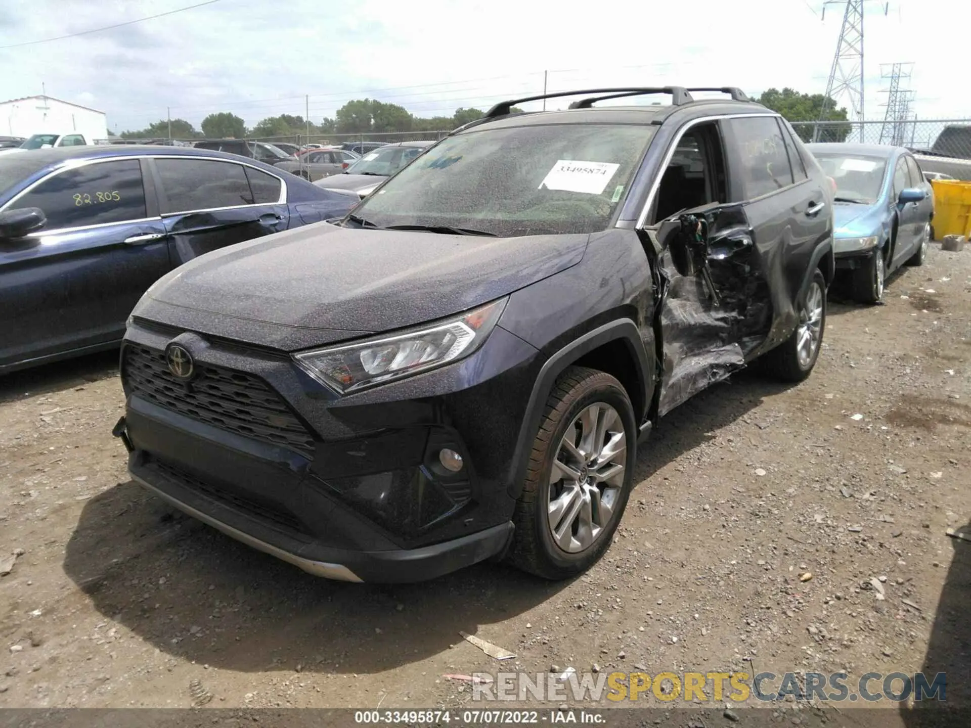 2 Photograph of a damaged car JTMN1RFV7MD084634 TOYOTA RAV4 2021