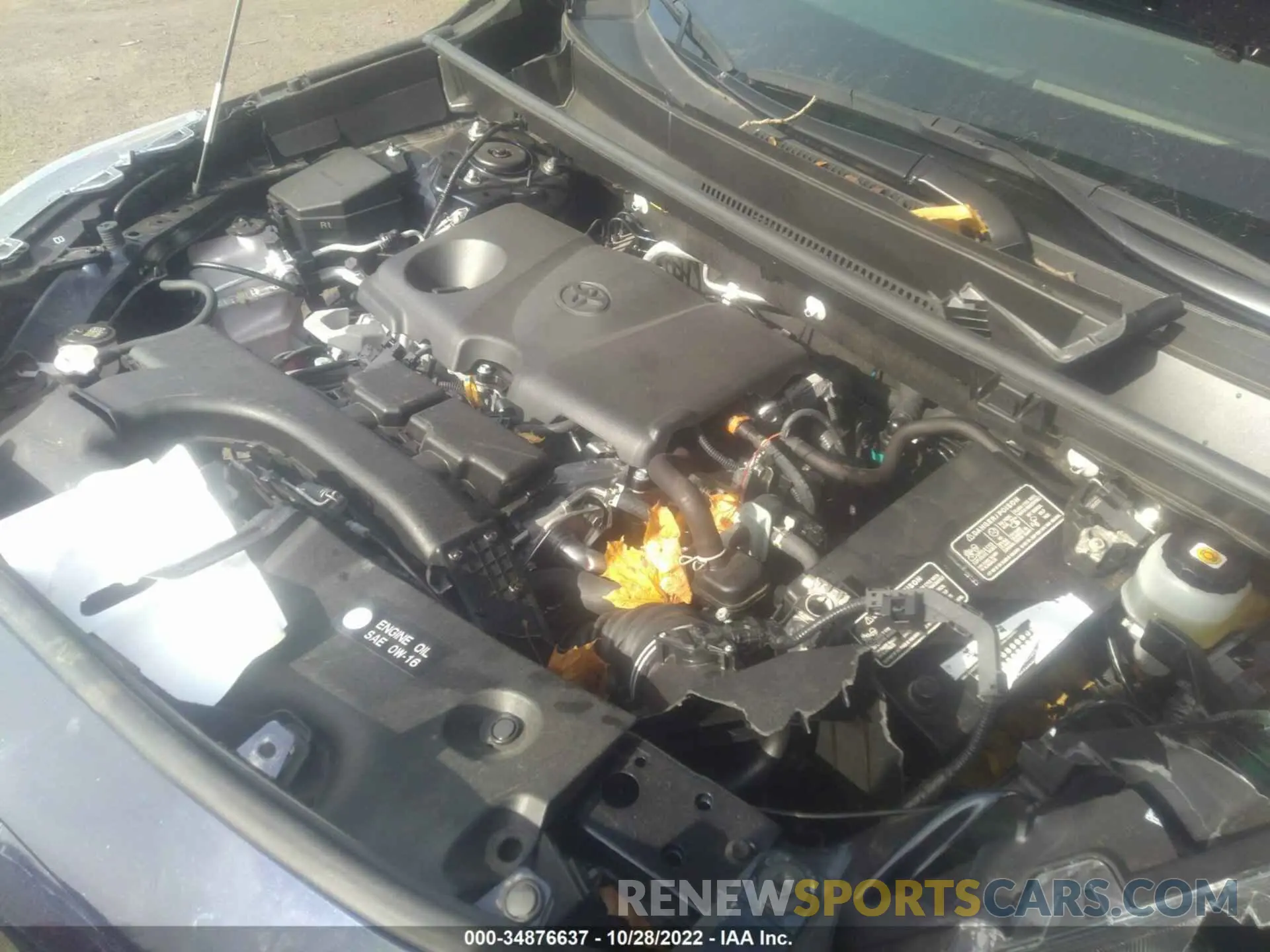 10 Фотография поврежденного автомобиля JTMP1RFV9MD075748 TOYOTA RAV4 2021