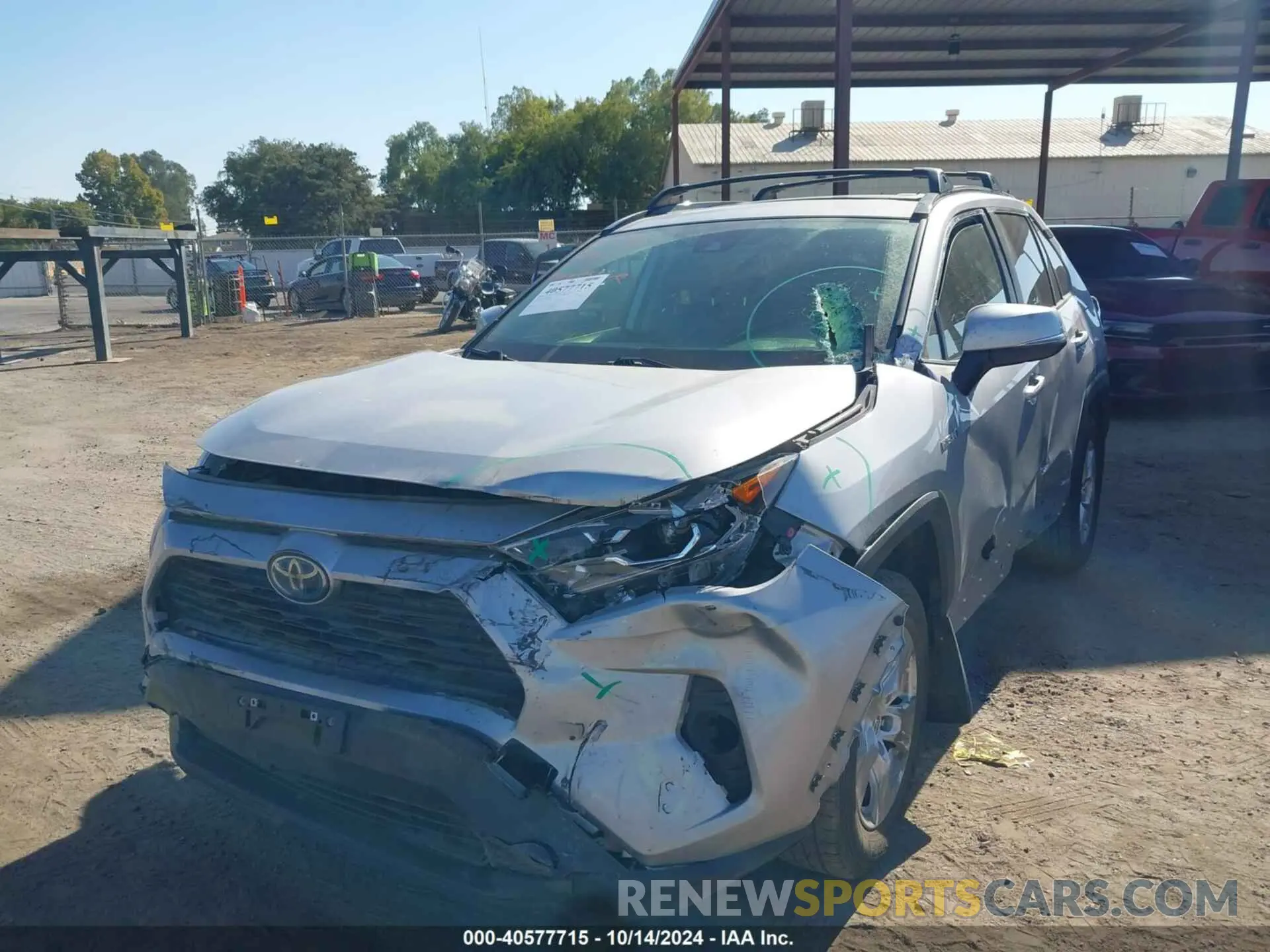 6 Фотография поврежденного автомобиля JTMR6RFV2MD009696 TOYOTA RAV4 2021