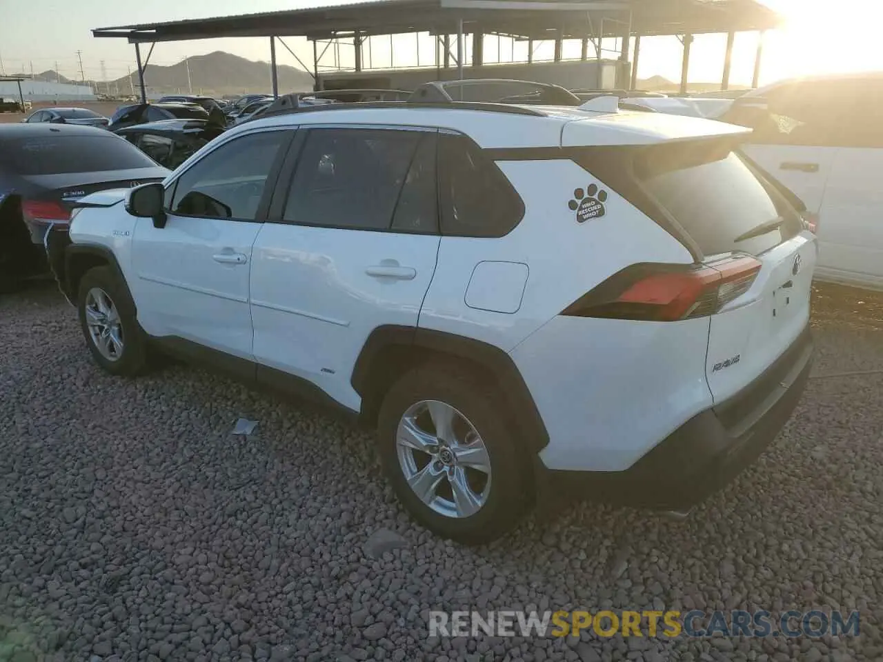 2 Фотография поврежденного автомобиля JTMRWRFV0MD117606 TOYOTA RAV4 2021